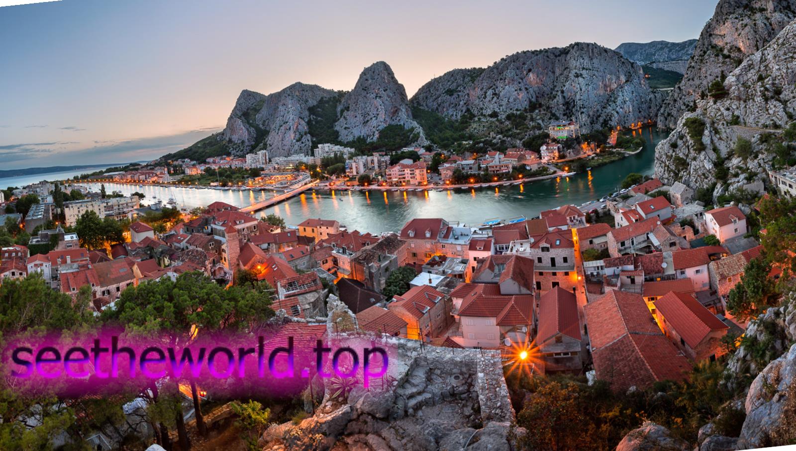 Omis is an ancient pirate town in Croatia