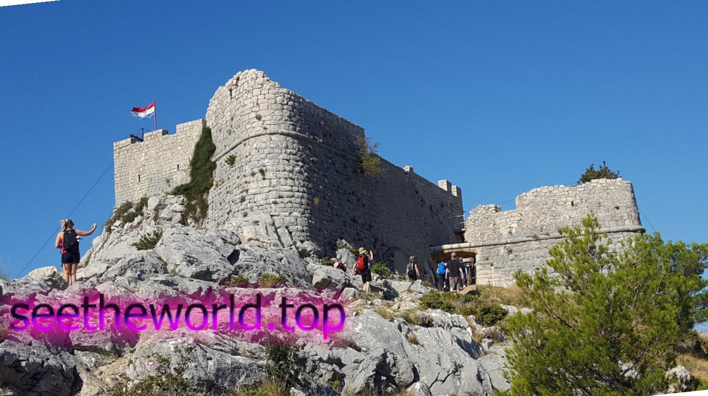 Omis is an ancient pirate town in Croatia