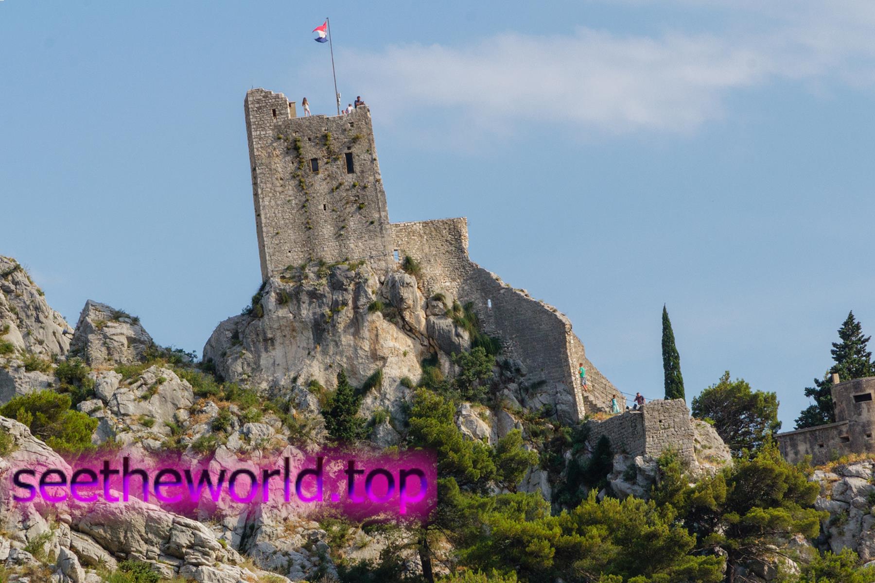 Omis is an ancient pirate town in Croatia