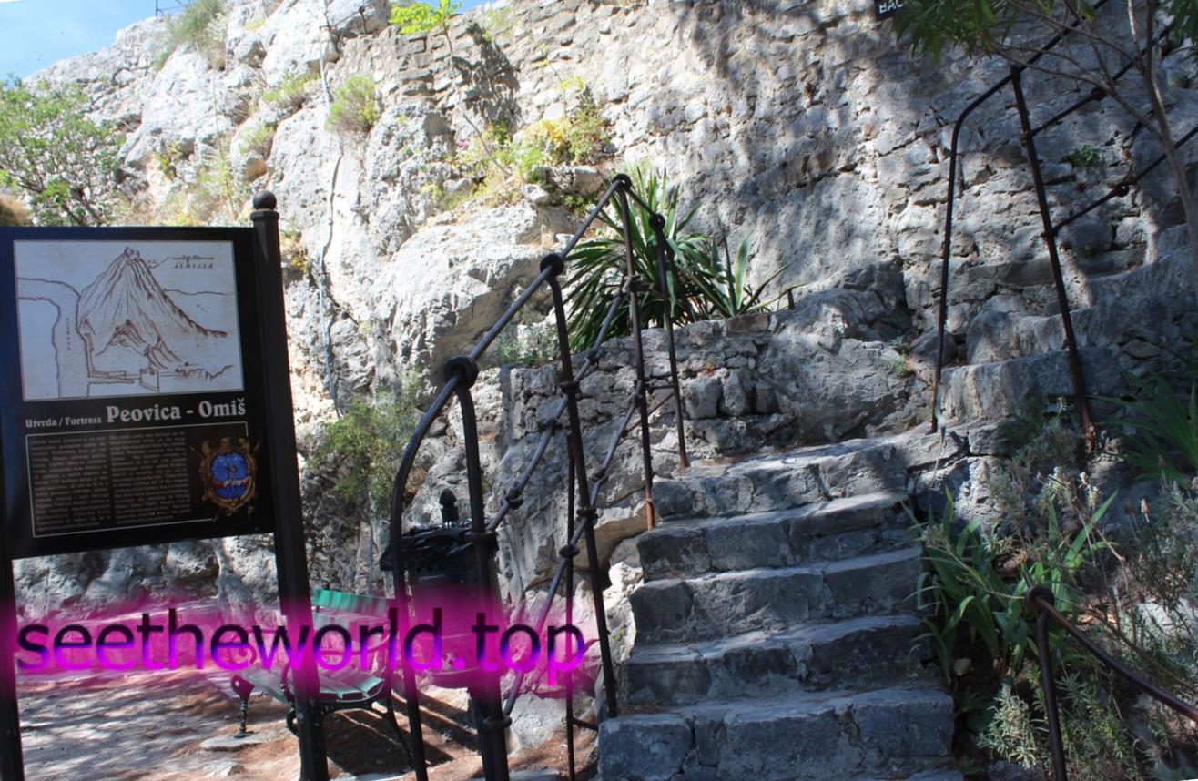 Omis is an ancient pirate town in Croatia