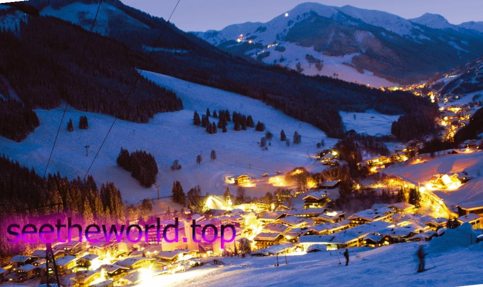 Ski resort - Saalbah - Hinterglemm, Austria