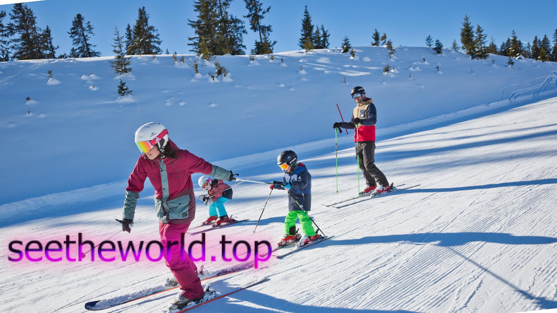 Ski resort - Saalbah - Hinterglemm, Austria