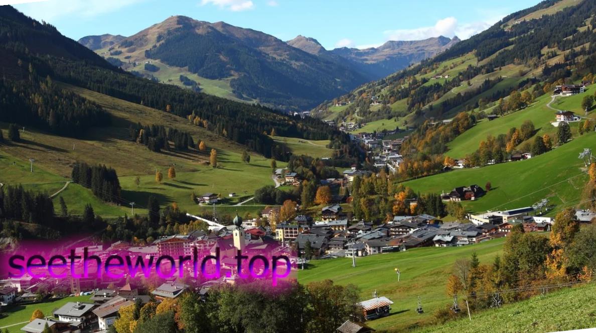 Ski resort - Saalbah - Hinterglemm, Austria