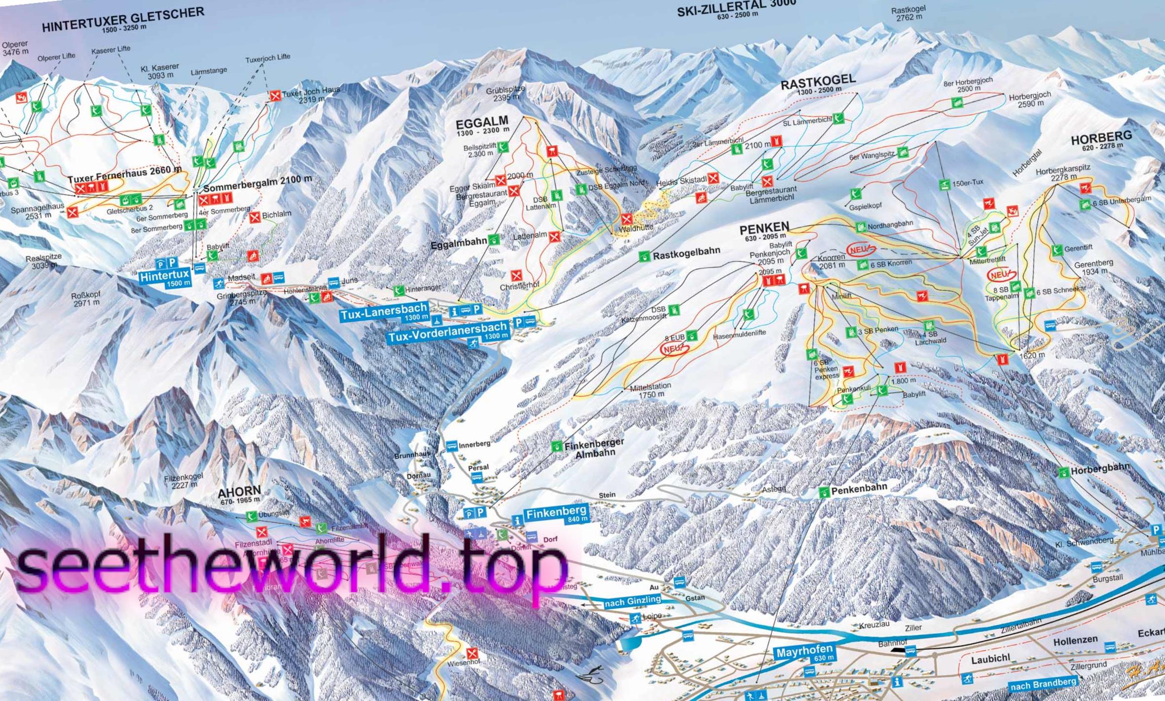 Ski resort - Wilder Kaiser - Brixental, Austria