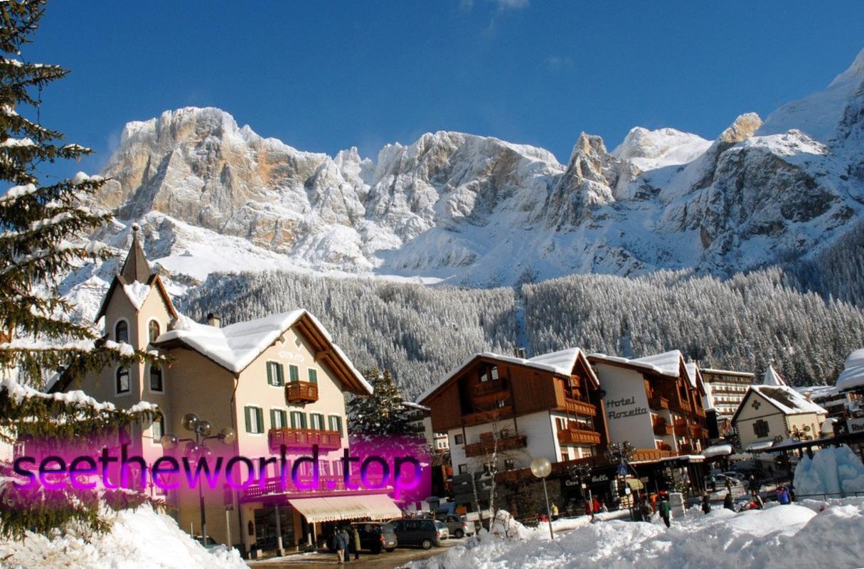 Ski resort San Martino di Castrozza (San Martino di Castrozza), Italy