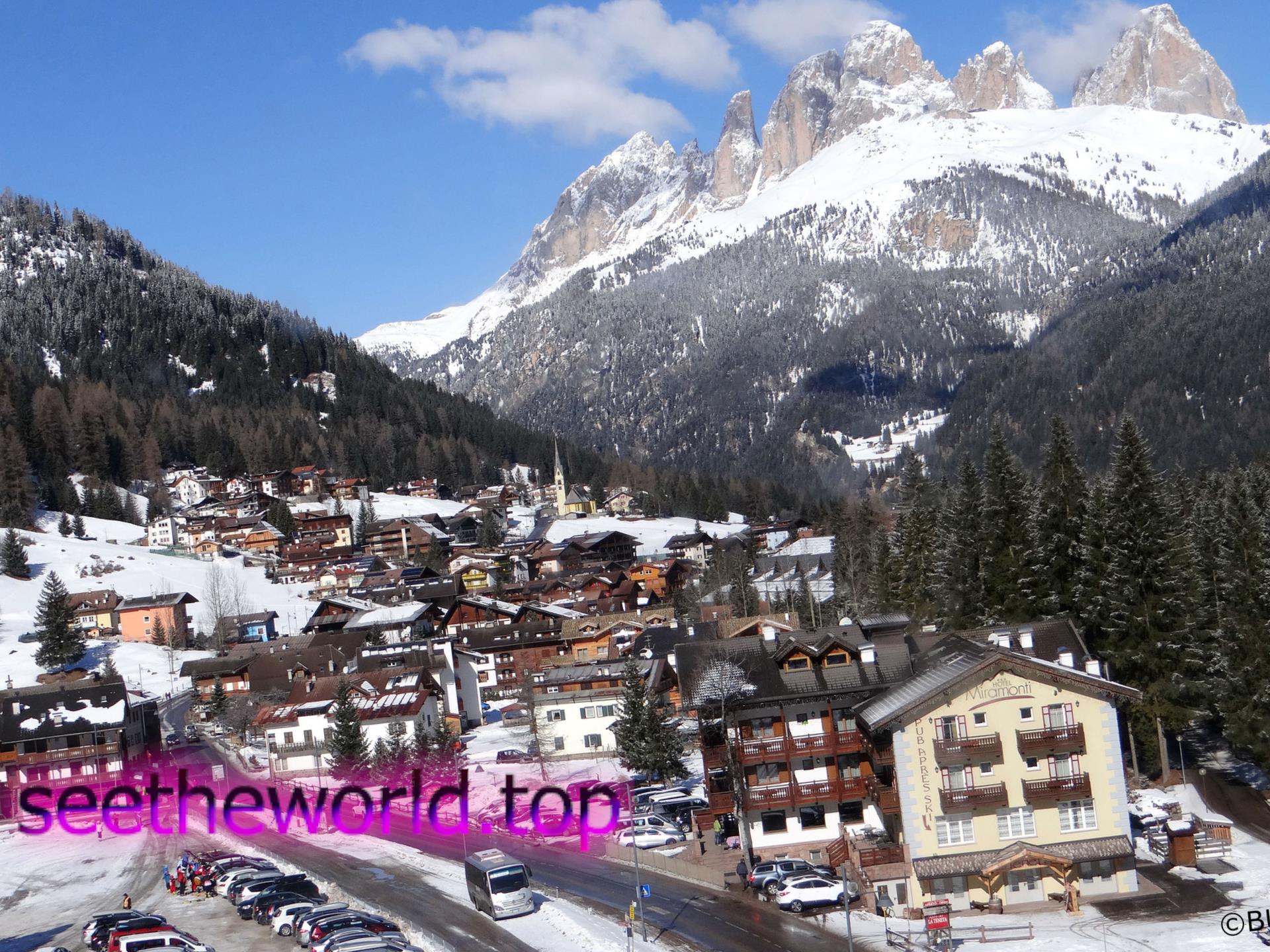 Ski resort Val di Fiemme (Val di Fiemme), Italy