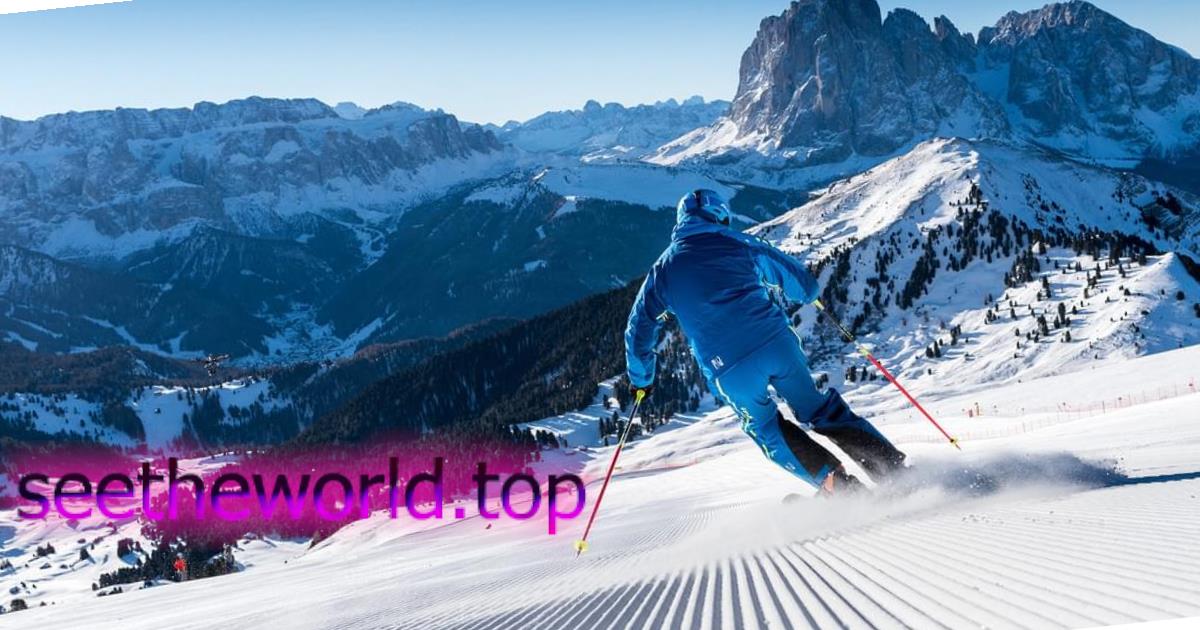 Ski resort Val di Fiemme (Val di Fiemme), Italy