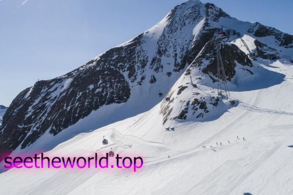 Ski resort - Kaprun - Kitzsteinhorn, Austria