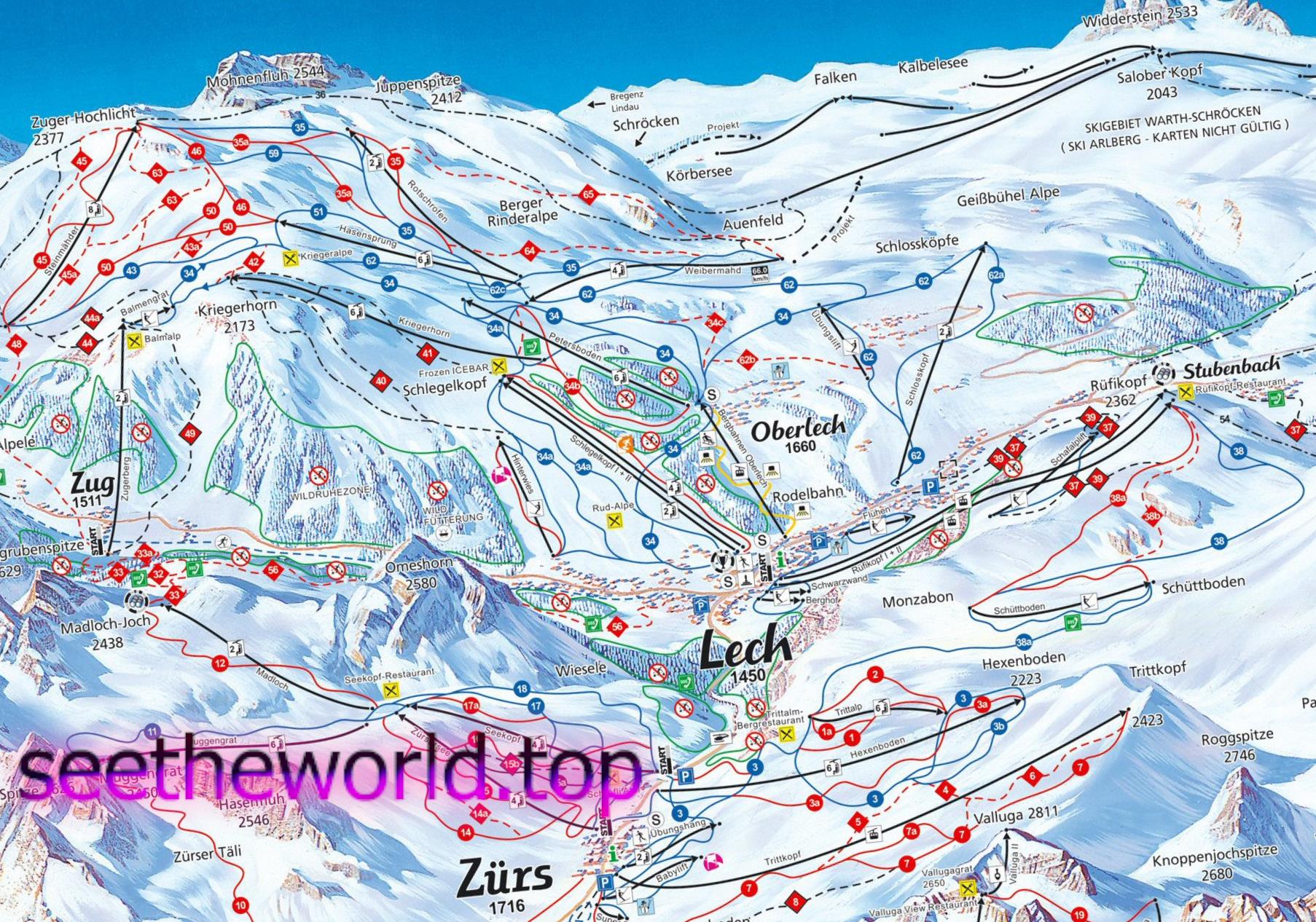 Station de ski - Lech - Zürs, Autriche