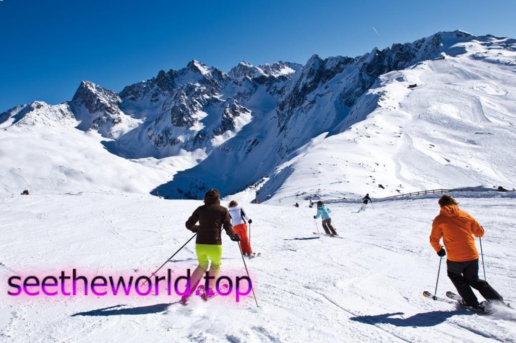 Ski resort - Pitztal - Rifflsee, Austria