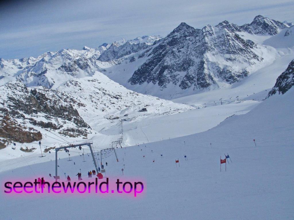 Ski resort - Pitztal - Rifflsee, Austria