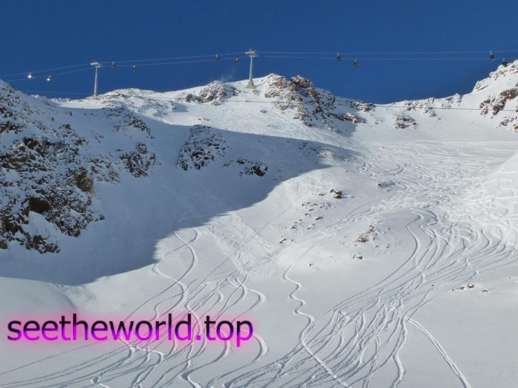 Ski resort - Pitztal - Rifflsee, Austria