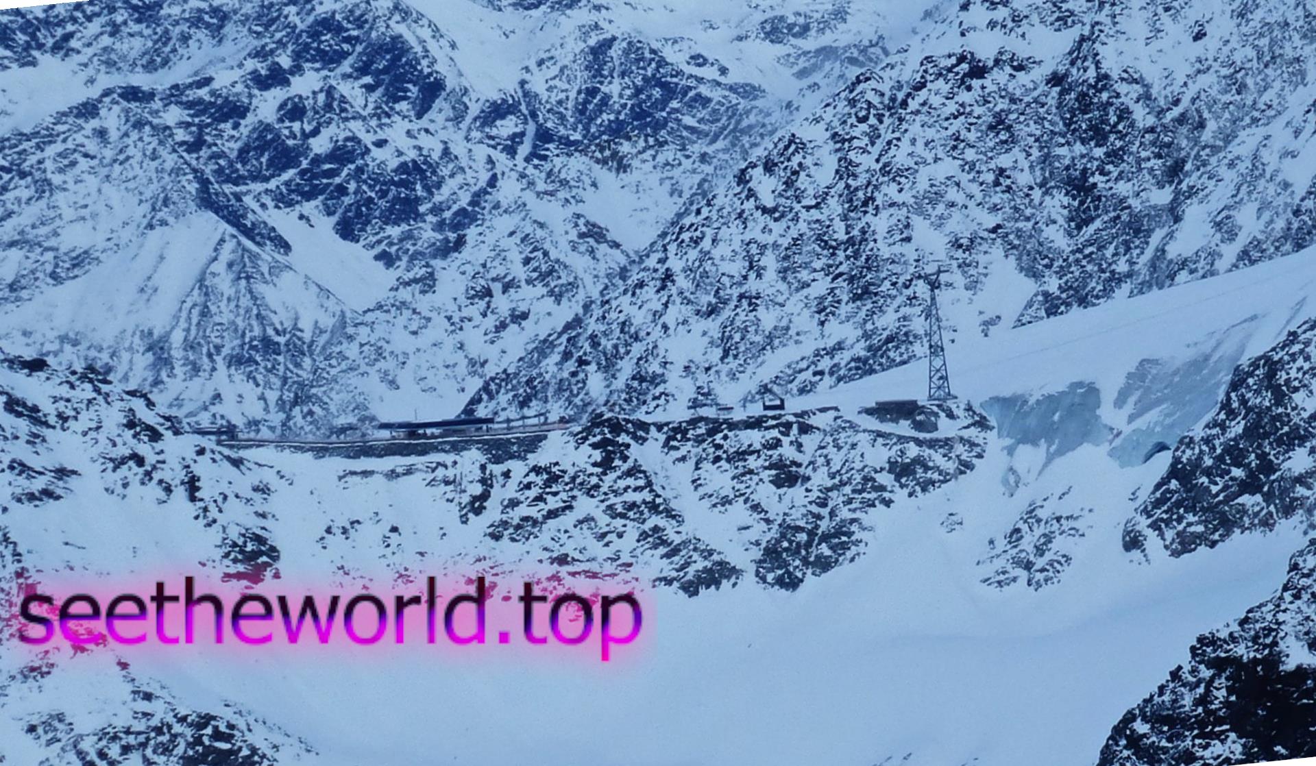 Ski resort - Pitztal - Rifflsee, Austria