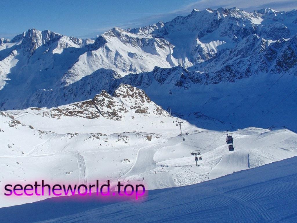 Ski resort - Pitztal - Rifflsee, Austria