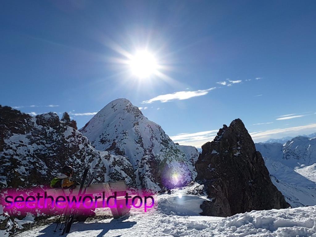 Ski resort - Pitztal - Rifflsee, Austria