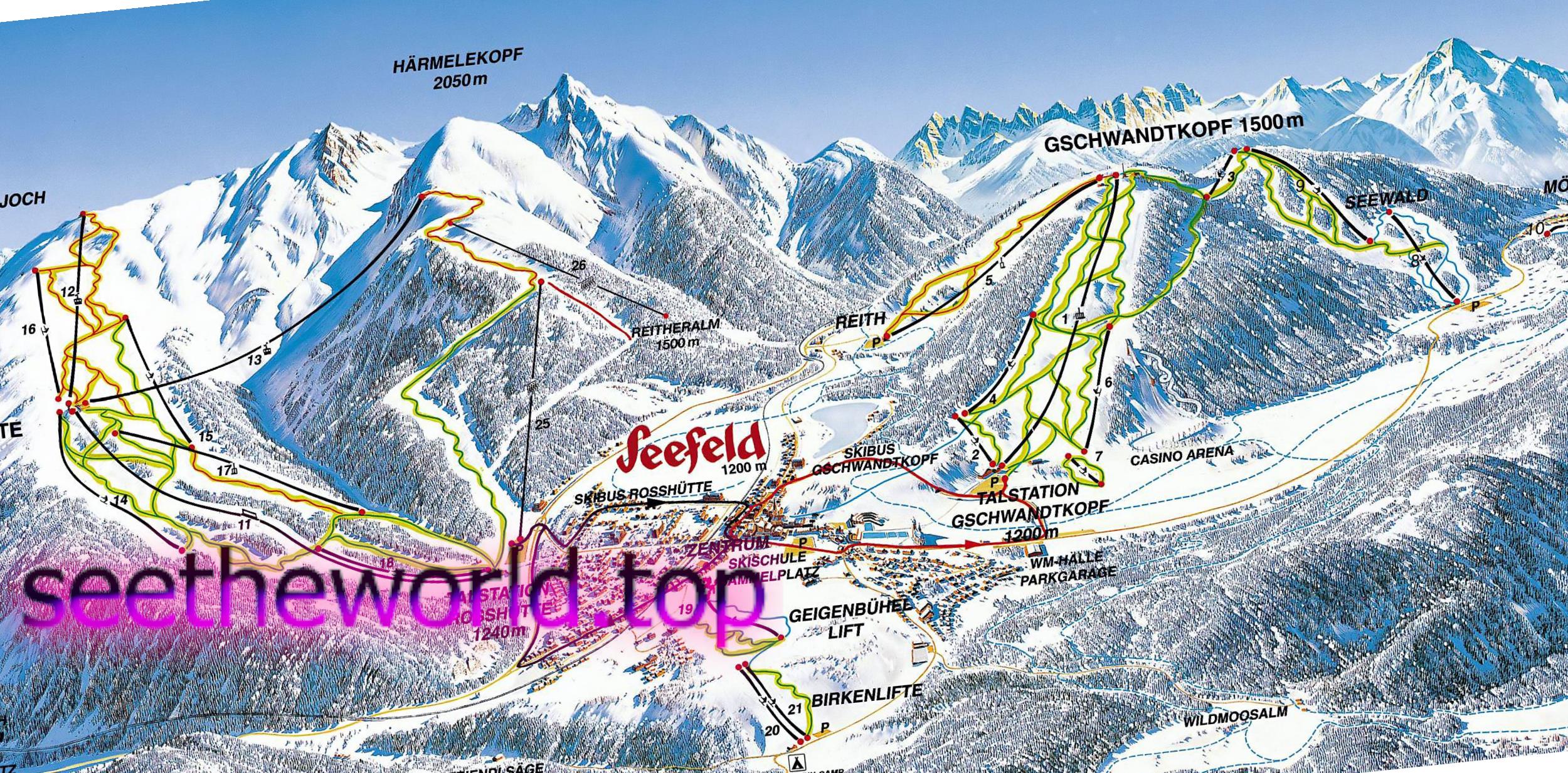 Ski resort - Seefeld (Seefeld), Austria