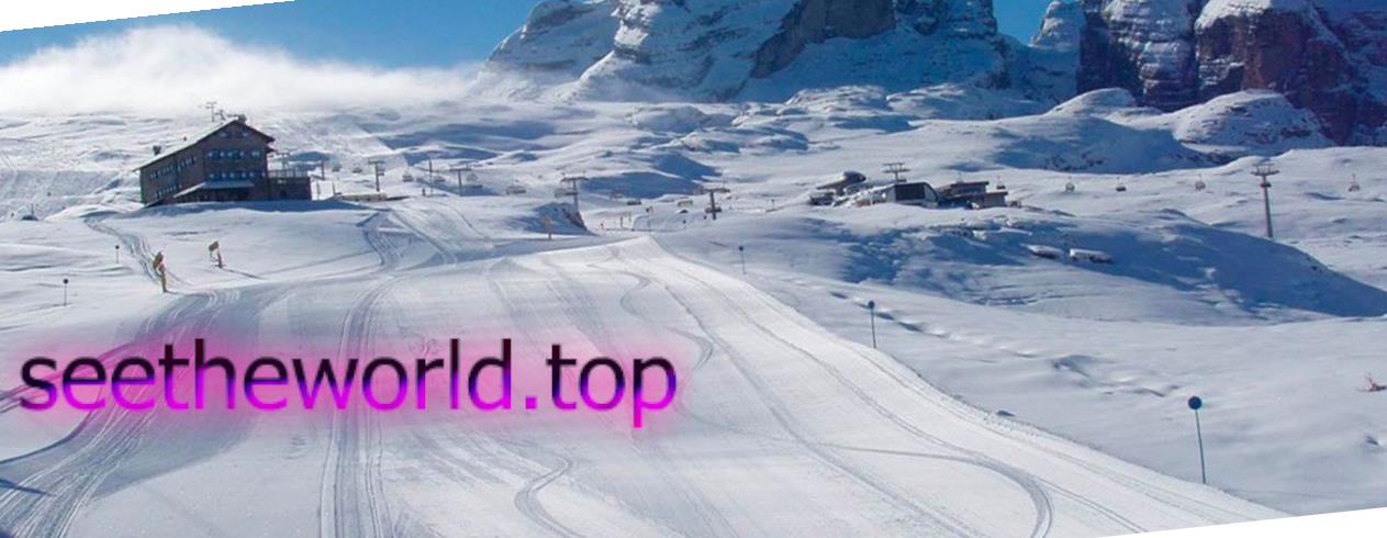 Madonna di Campiglio ski resort, Italy