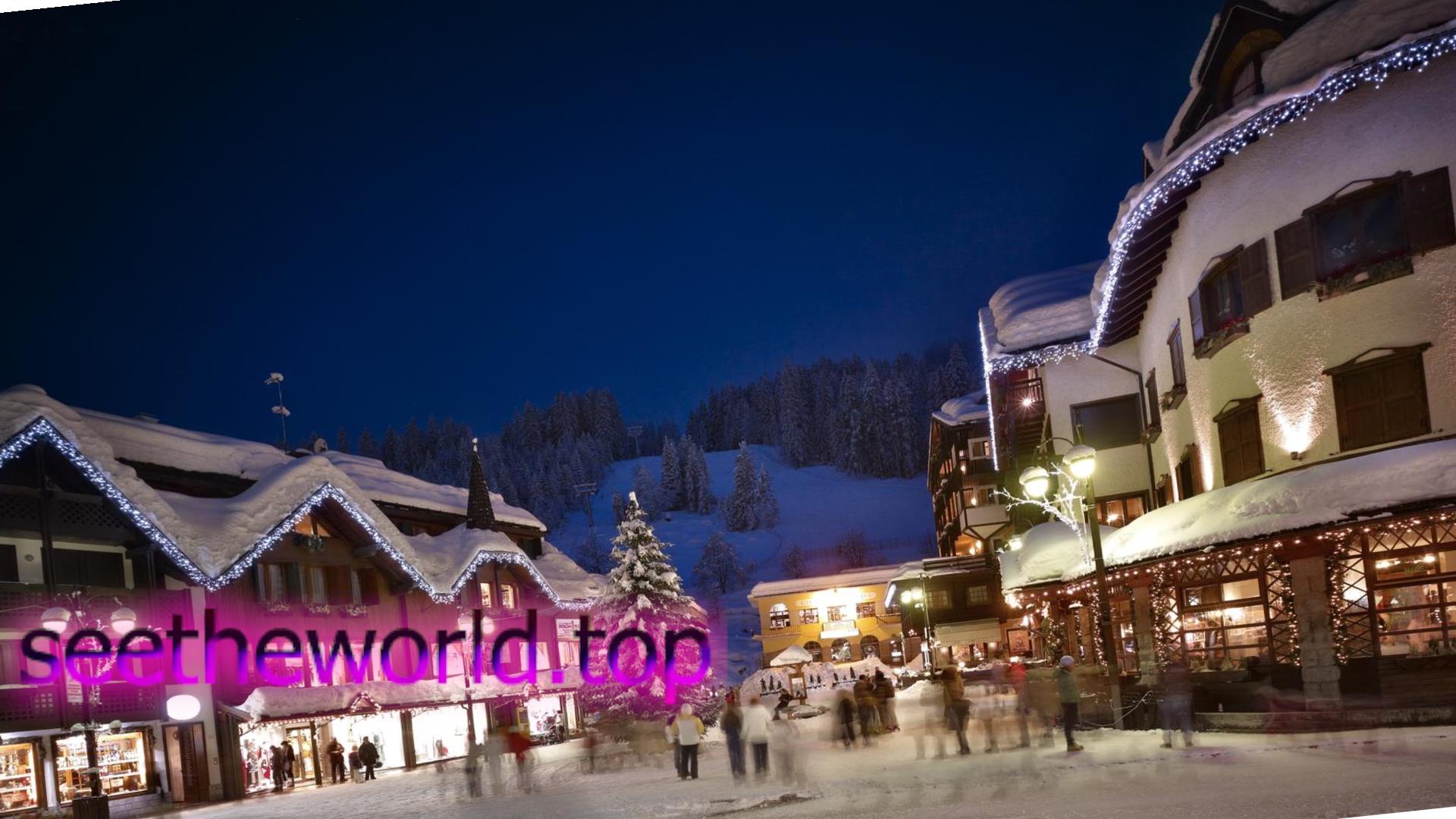 Madonna di Campiglio ski resort, Italy