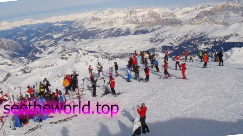 Arabba ski resort, Italy