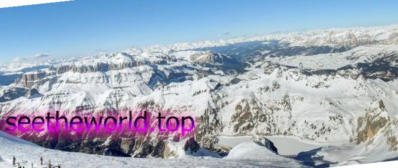 Arabba ski resort, Italy