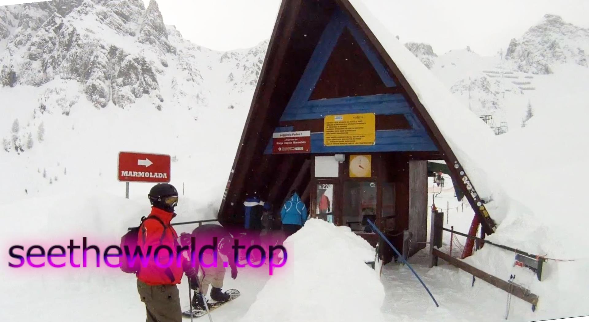 Arabba ski resort, Italy