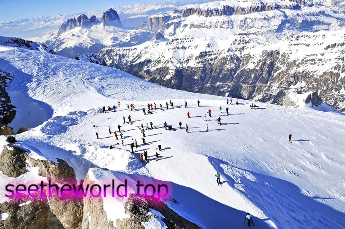 Arabba ski resort, Italy