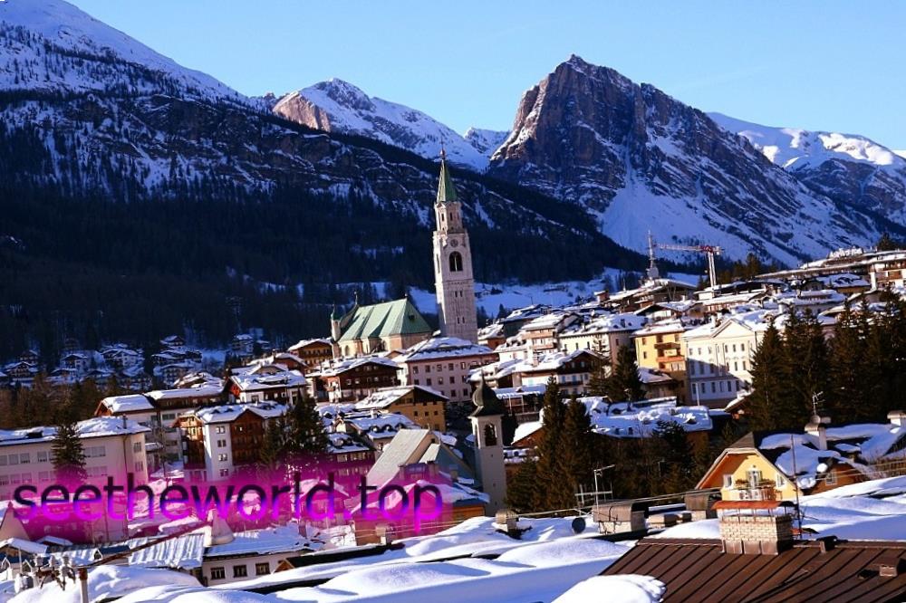 Ski resort Cortina d'Ampezzo (Cortina d'Ampezzo), Italy