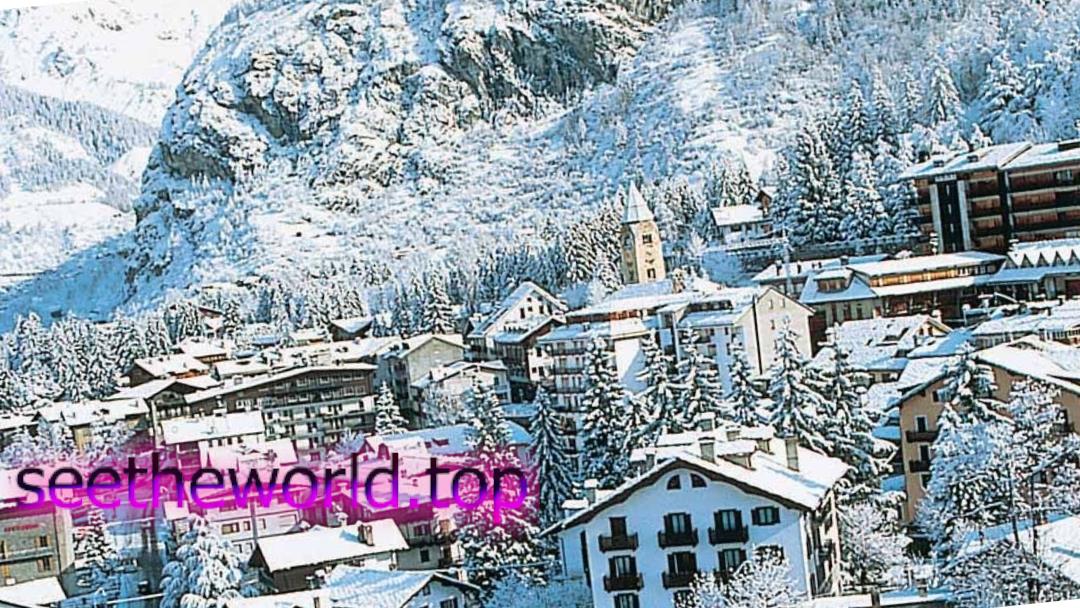 Ski resort Courmayeur, Italy