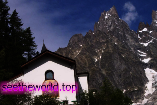 Ski resort Courmayeur, Italy
