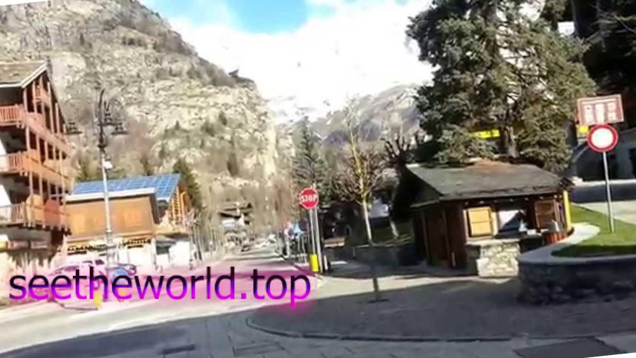 Ski resort Courmayeur, Italy