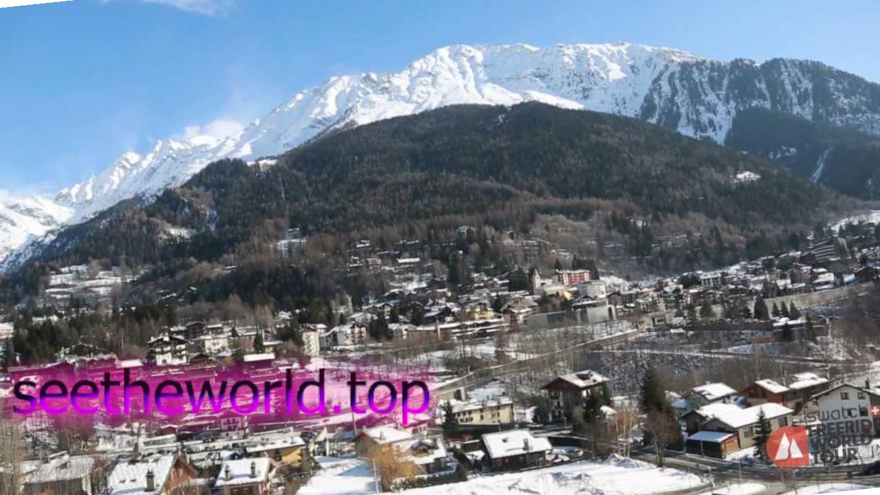 Ski resort Courmayeur, Italy