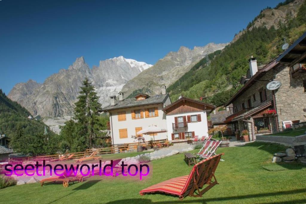 Ski resort Courmayeur, Italy