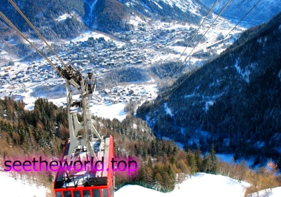Ski resort Courmayeur, Italy