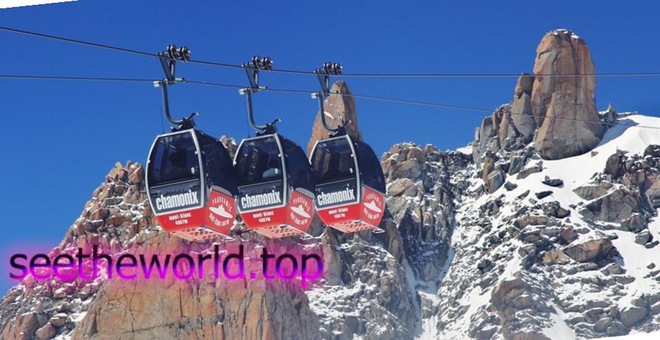 Ski resort Courmayeur, Italy