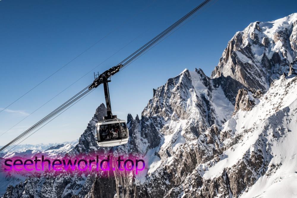 Ski resort Courmayeur, Italy