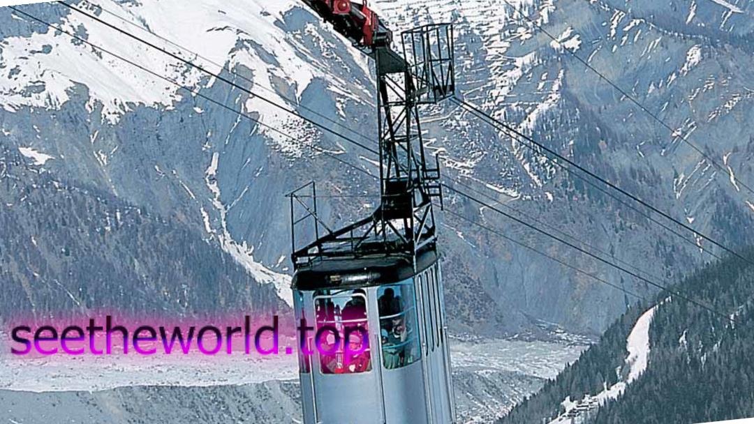 Ski resort Courmayeur, Italy