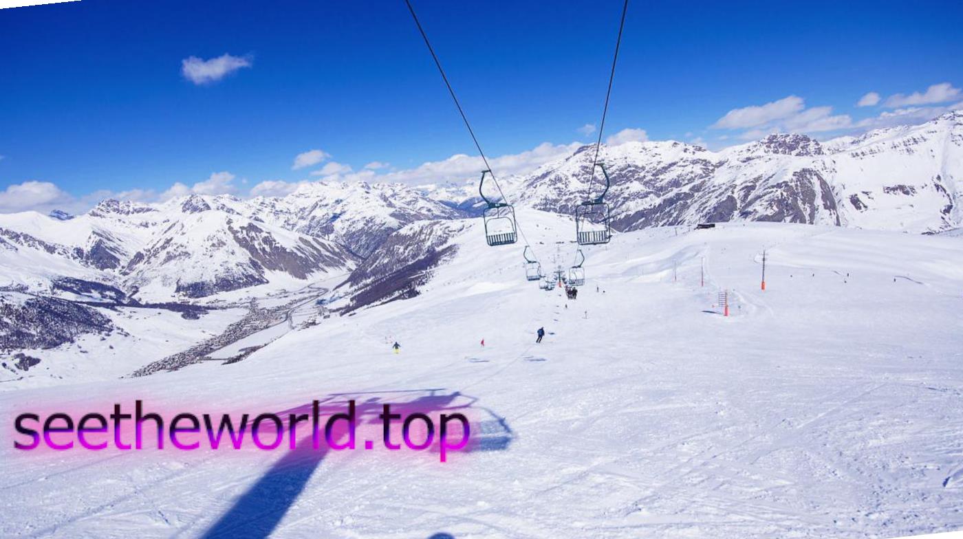 Livigno ski resort, Italy