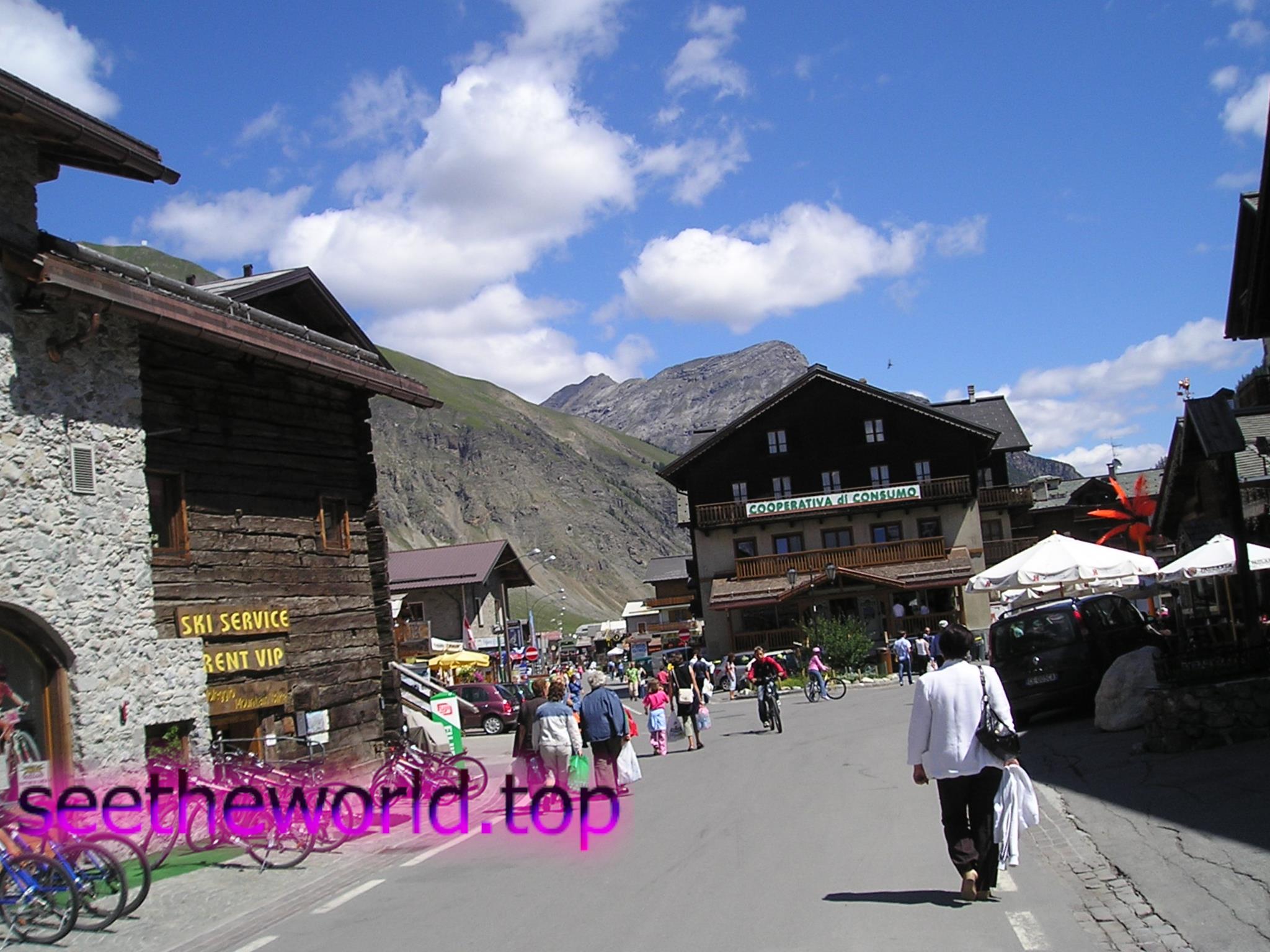 Livigno ski resort, Italy