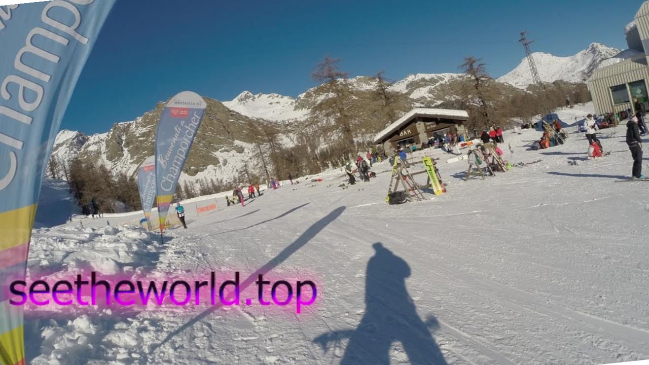 Champorcher ski resort, Italy