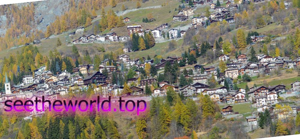 Valtournenche ski resort, Italy