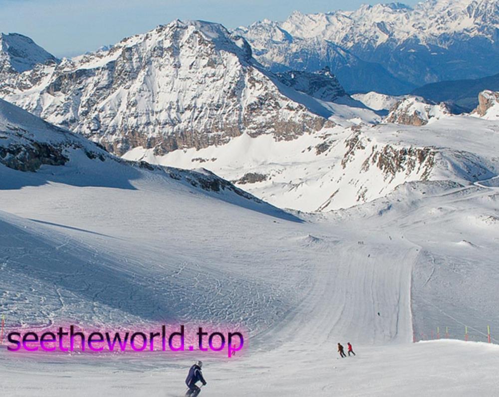 Valtournenche ski resort, Italy
