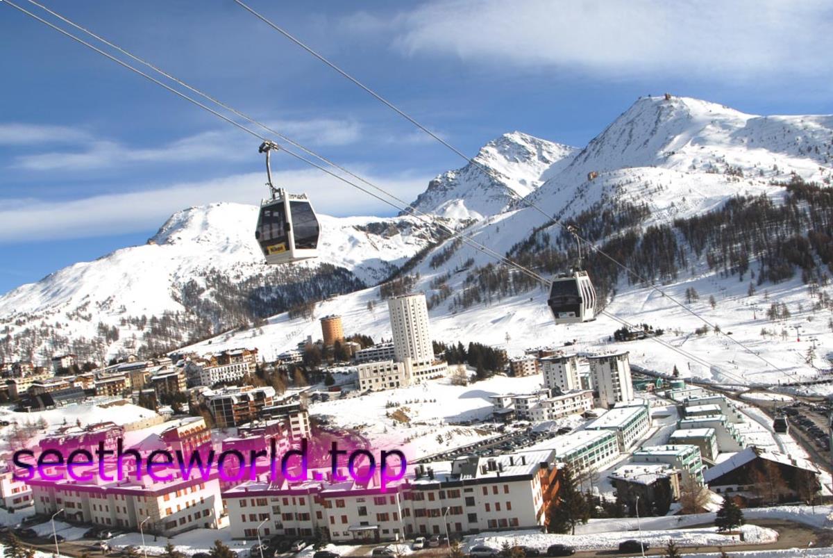 Sestriere ski resort, Italy
