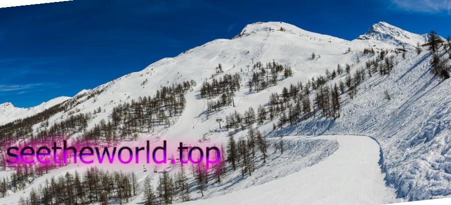 Sestriere ski resort, Italy