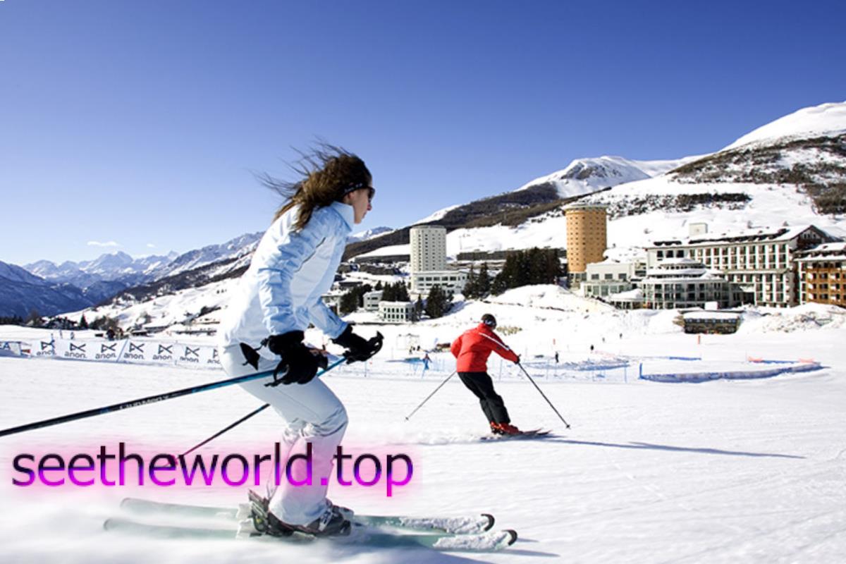 Sestriere ski resort, Italy