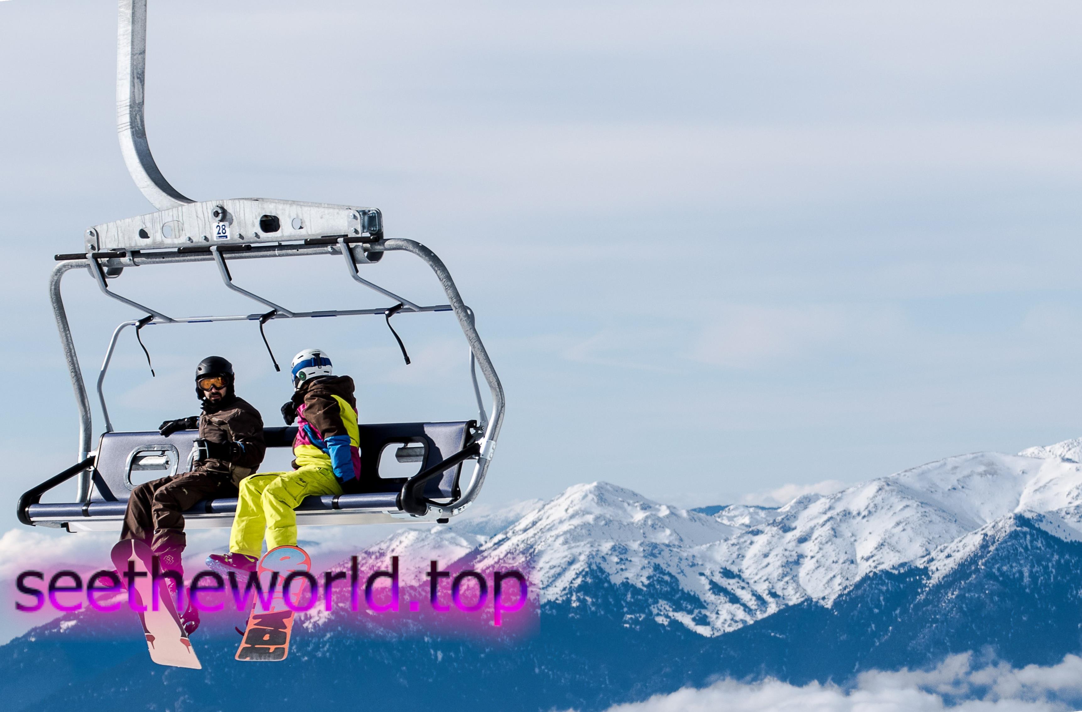 Sestriere ski resort, Italy