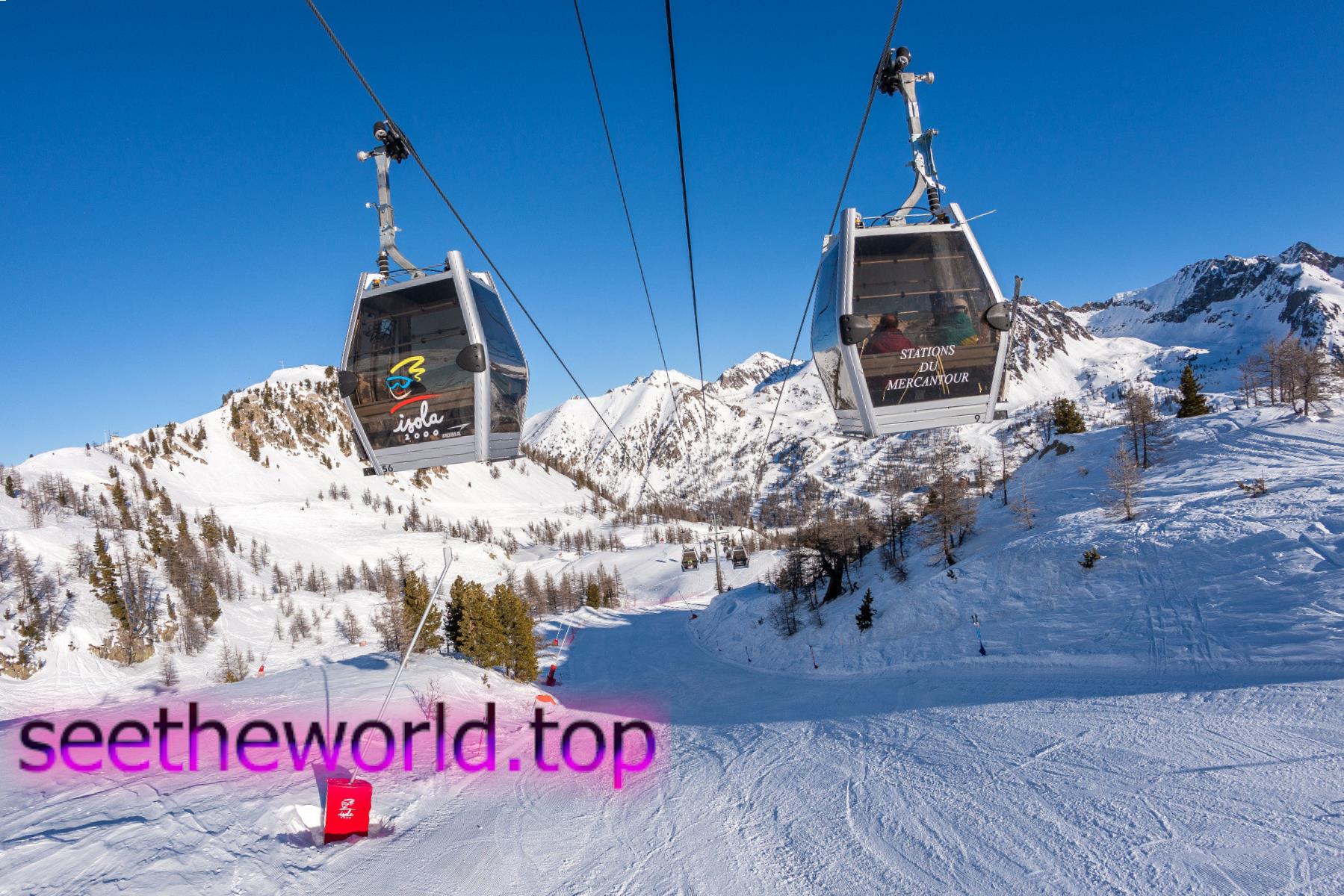 Sestriere ski resort, Italy