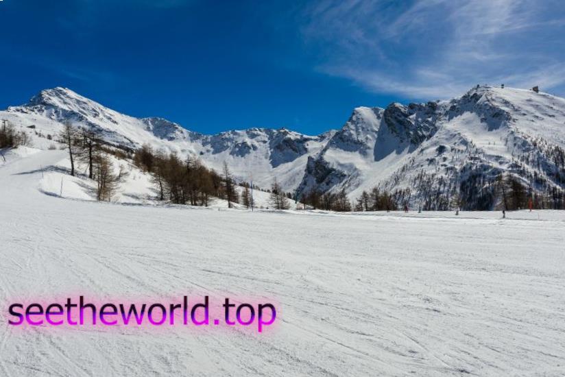 Sestriere ski resort, Italy