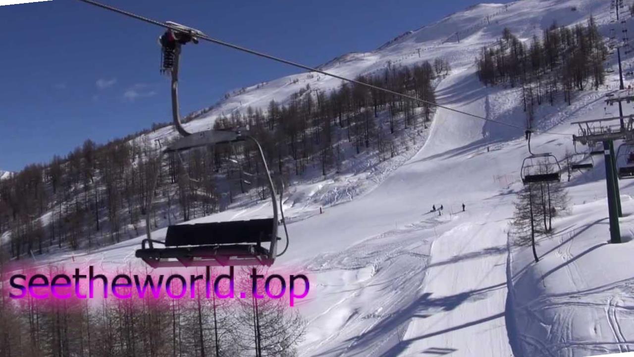 Sestriere ski resort, Italy
