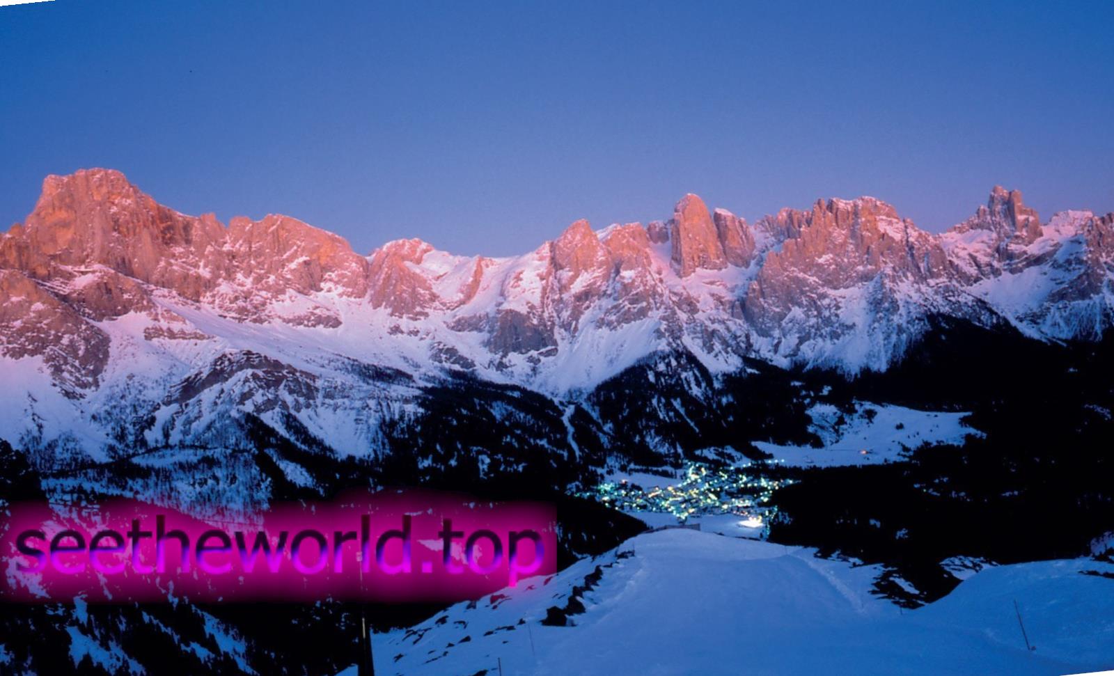 Ski resort San Martino di Castrozza (San Martino di Castrozza), Italy