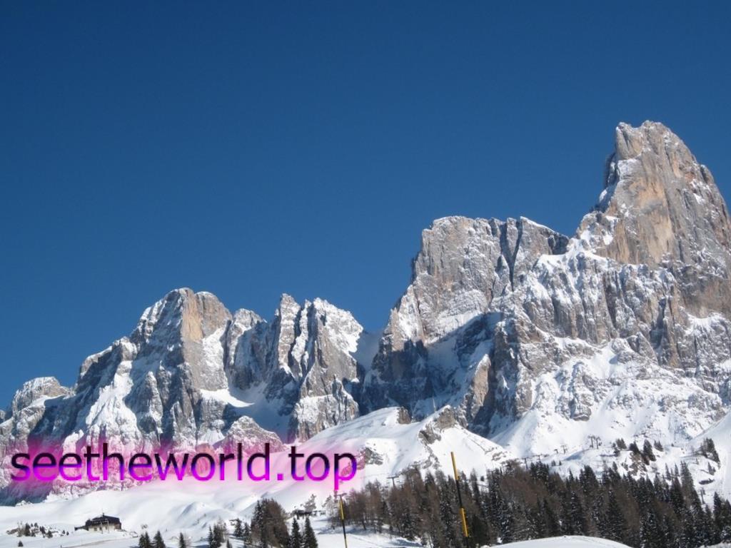 Ski resort San Martino di Castrozza (San Martino di Castrozza), Italy